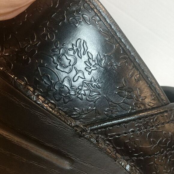 👍 Black Patterned Dansko Size 40.  A5 - Picture 2 of 9